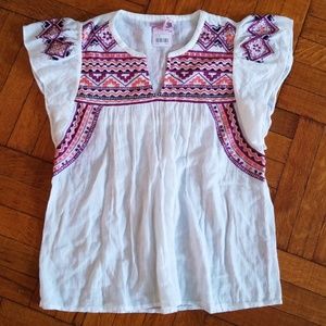 Calypso St. Barth Cori top with embroidery